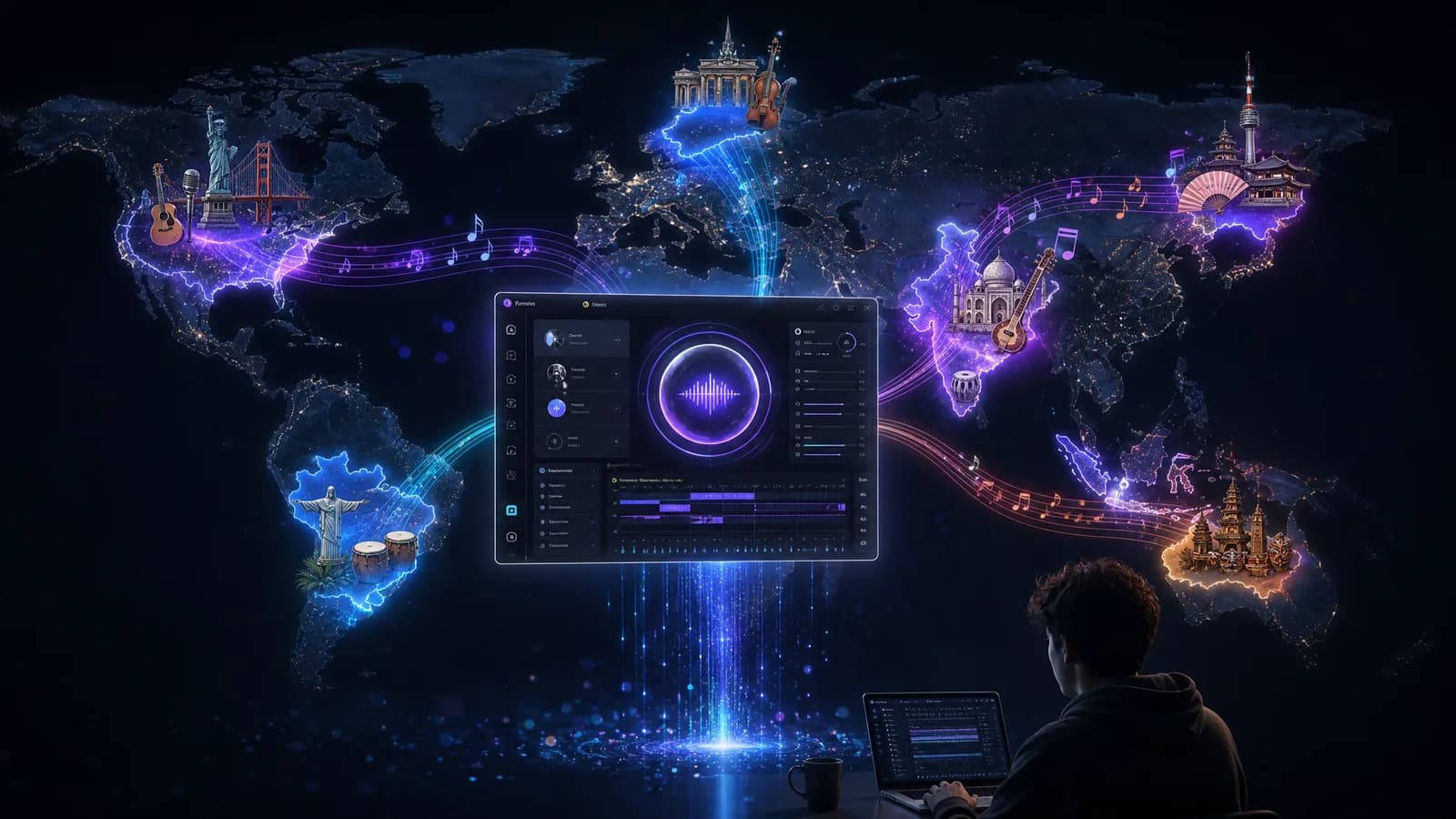Which Countries Use AI Music the Most? The Top 6 in 2026