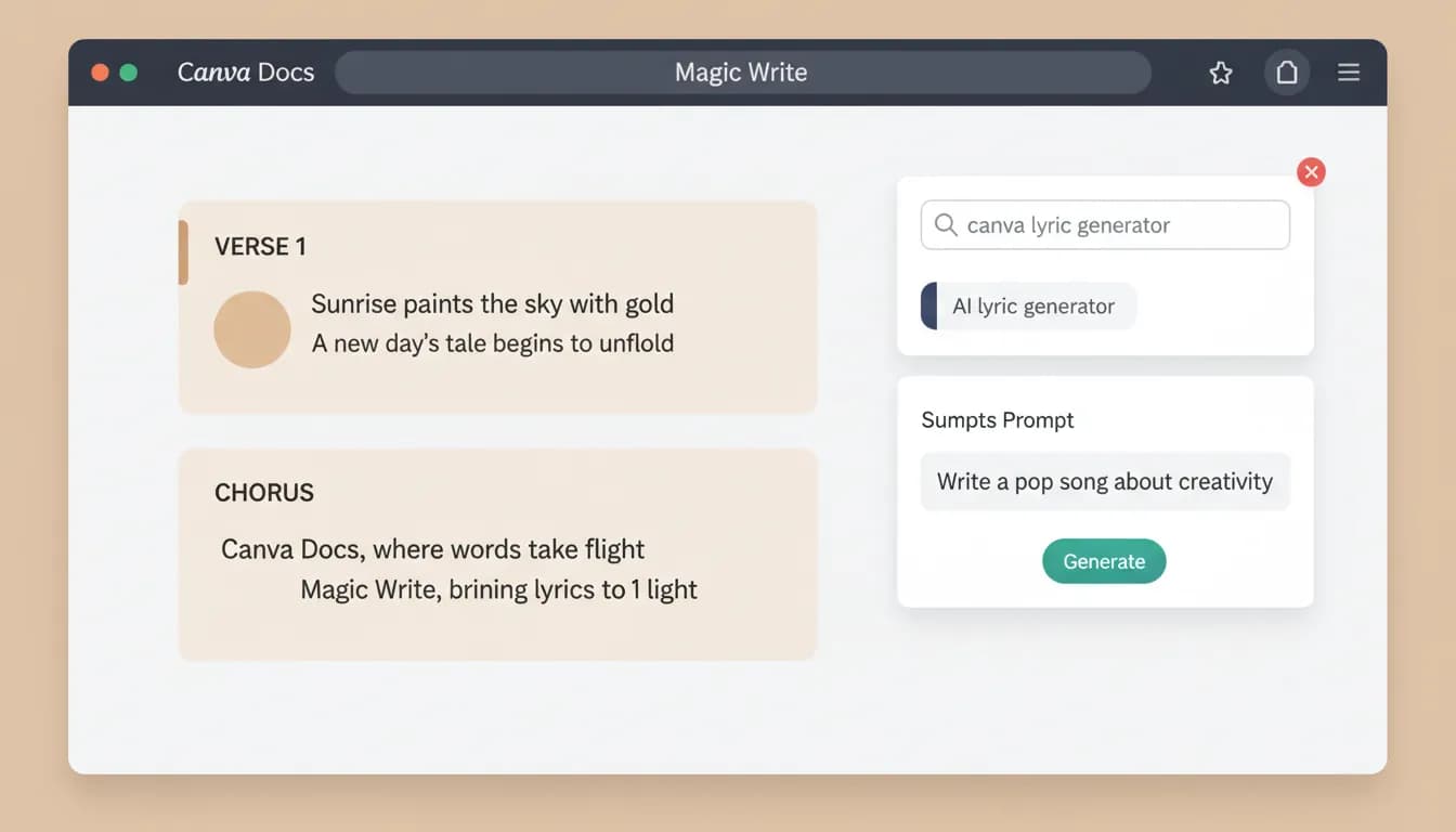 Canva Lyric Generator FAQ: Features, Limits, Best Uses