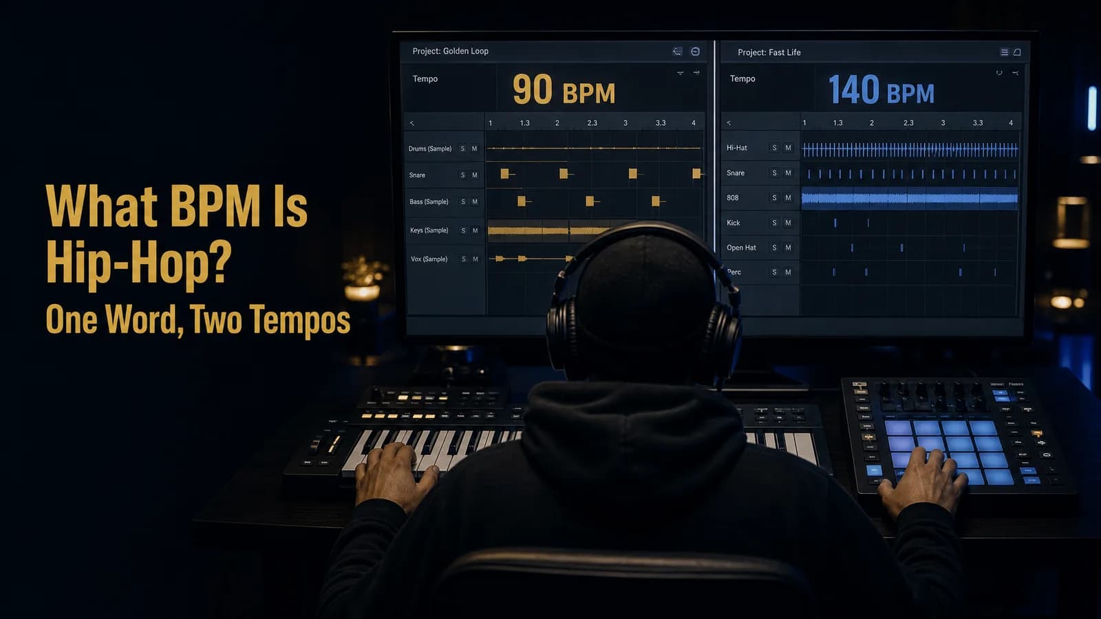 What BPM Is Hip-Hop? One Word, Two Tempos