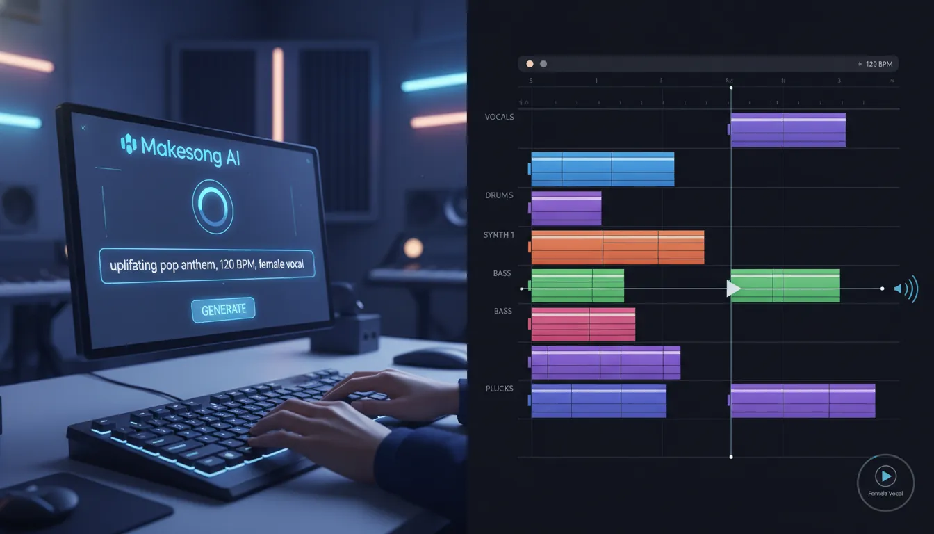 makesong AI song generator text-to-song workflow