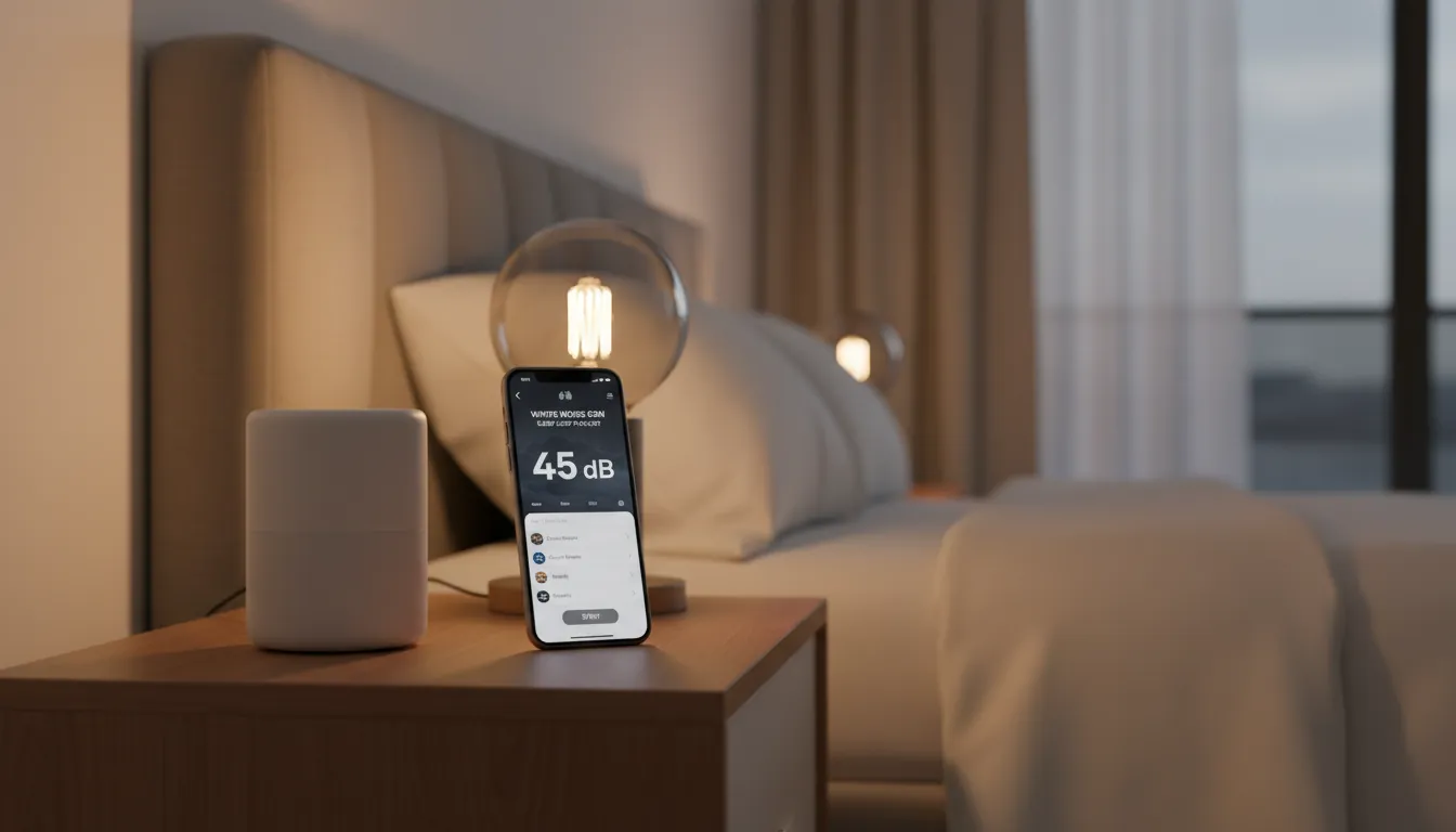 white noise gen setup best settings for sleep loop playlist